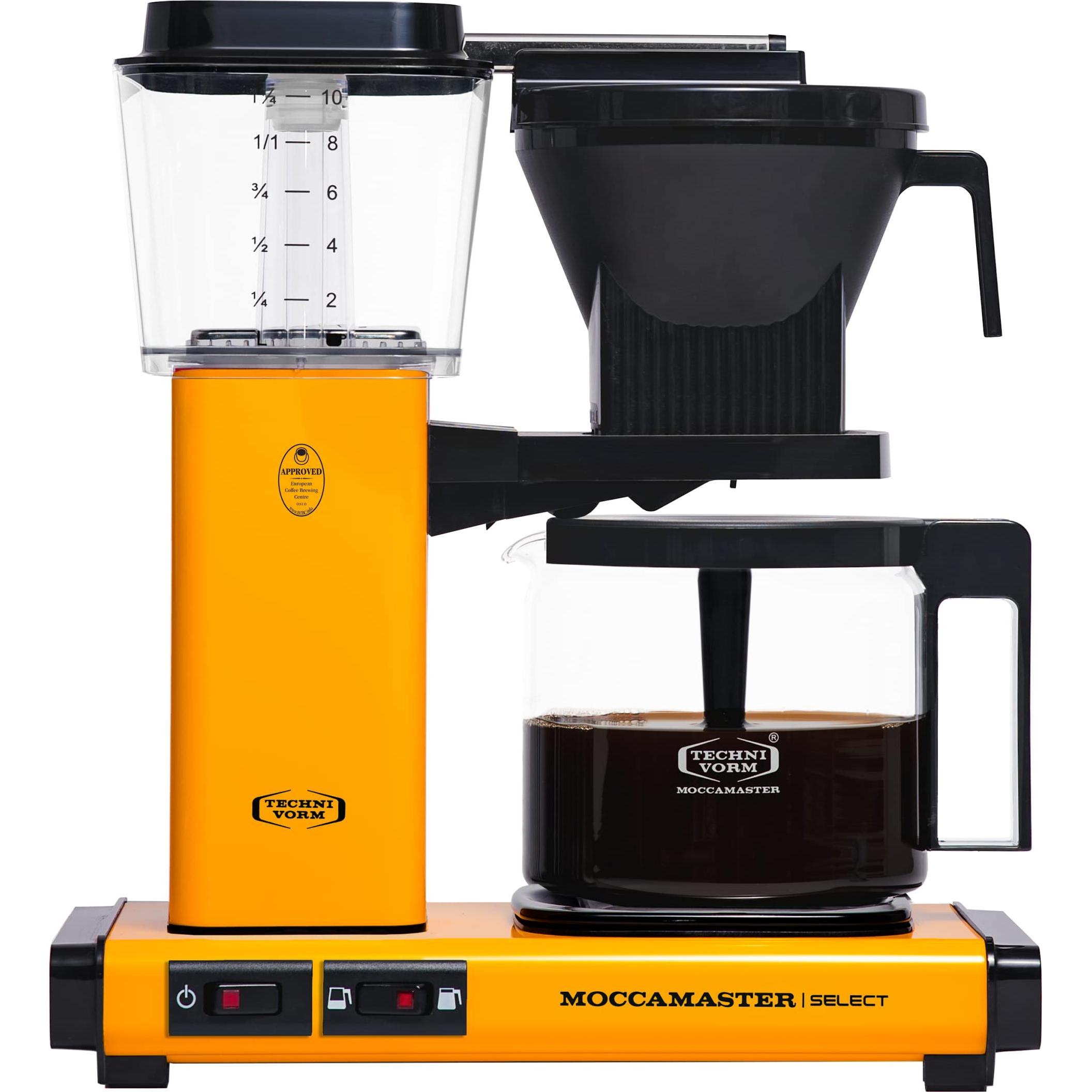 Moccamaster KBG Select, Filterkaffeemaschine, Gelb