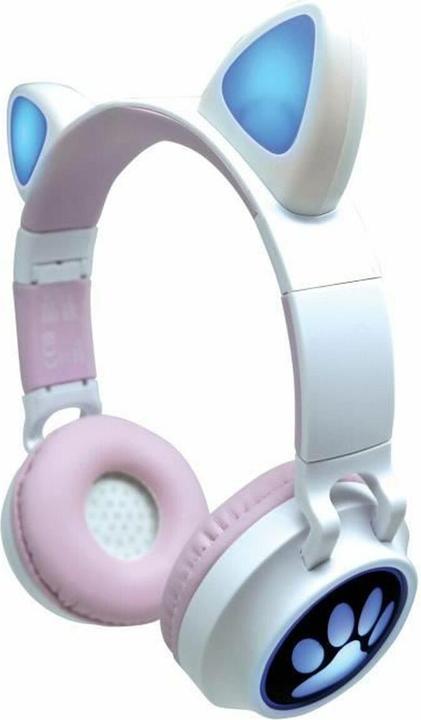 Actual product image Lexibook Cat ear and lightings bluetooth headphones (HPBTKT)