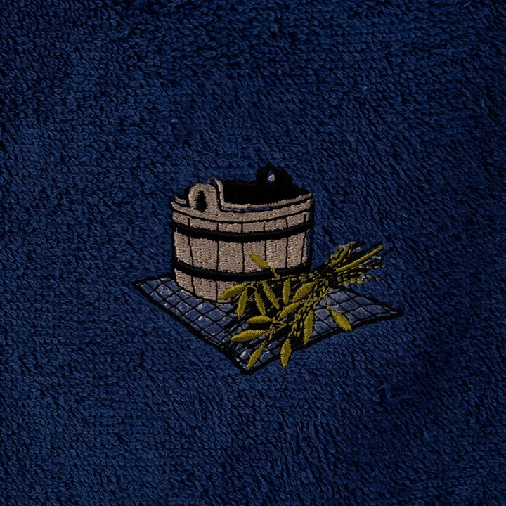 Immagine prodotto Namų tekstilė GREMBIULE DA SAUNA RICAMATO 55X150 BLU