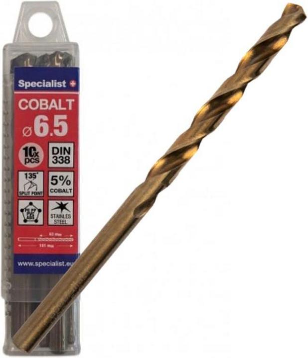 Produktbild Cobalt metal drill 6.5 mm 10pcs (6.5 mm)