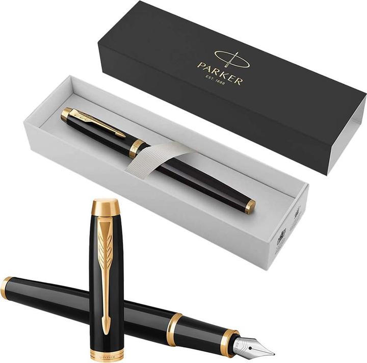 Produktbild Parker Pen IM Black Lacquer G.C. (Gold, Schwarz, 1x)