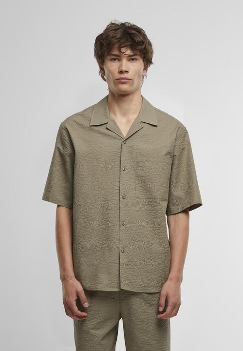 Immagine prodotto Urban Classics Camicia a maniche corte in seersucker rilassata - 140935 (5XL)