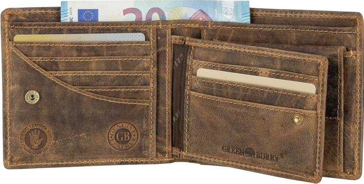Immagine prodotto Greenburry Portafoglio vintage RFID in pelle 12,5 cm