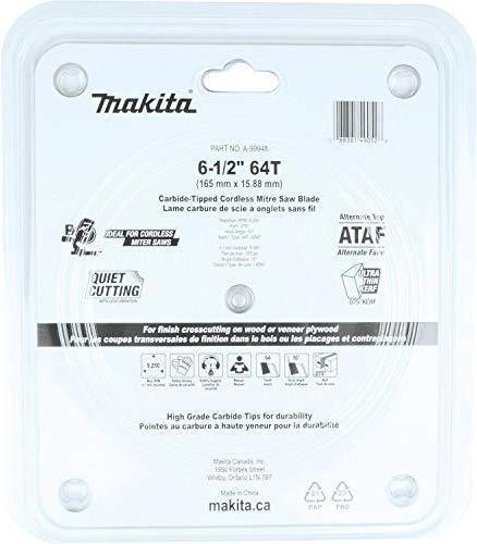 Produktbild Makita B-56502 TCT saw 165X1.9X20mm 10 ° T64 MAKBLADE PLUS