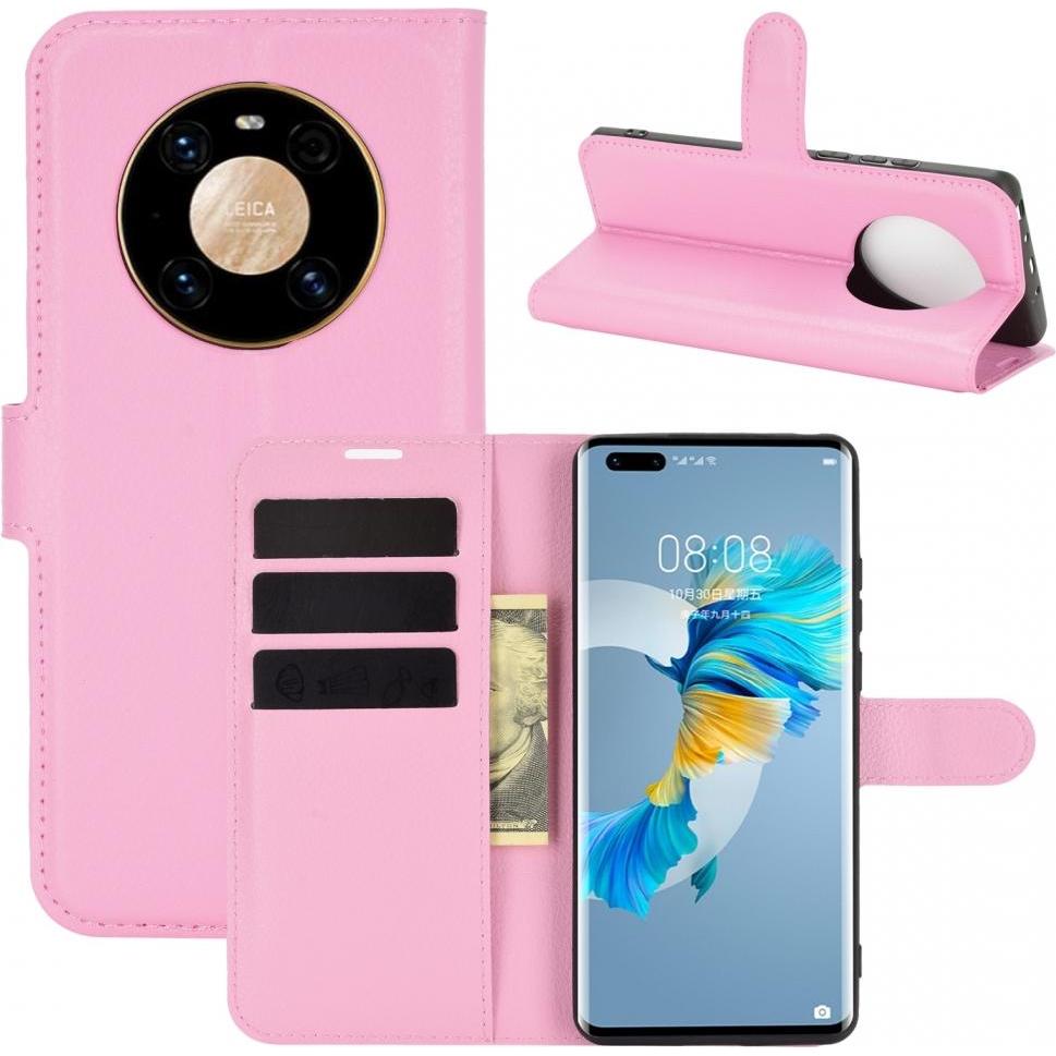 Screenguard Huawei Mate 40 Pro Leather Guard Lederhülle (Huawei Mate 40 Pro), Smartphone Hülle, Rosa