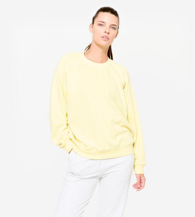 Produktbild Domyos Sweatshirt Damen Baumwollgewebe - gelb (XS)