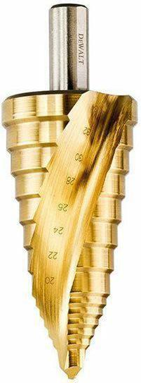 Actual product image DeWalt STEP DRILL 412mm (4-12mm)