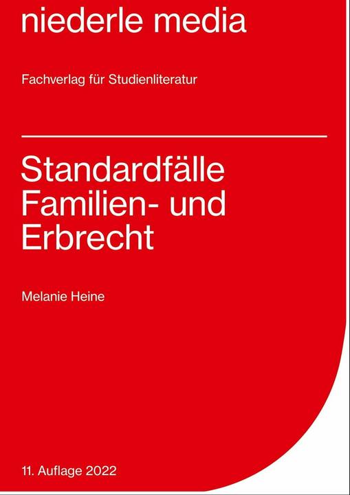 Actual product image Standardfälle Familien- und Erbrecht (German, Melanie Heine, 2024)