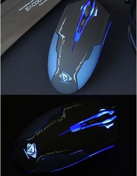 Actual product image Blue Auroza Mouse (EMS144BK)