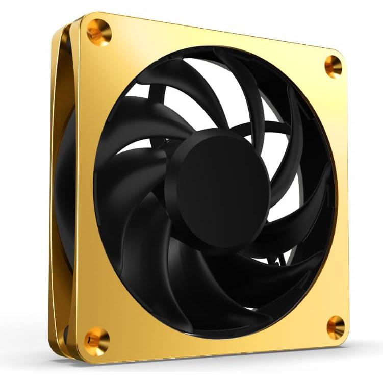 Thumbnail - Alphacool Apex Stealth Metal Power 120mm L?fter 3000rpm (gold/schwarz) (120 mm, 1 x), PC Lüfter, Gold