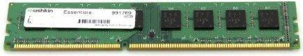 Produktbild Mushkin DDR3 4GB 1333-999 Essent (1 x 4GB, 1333 MHz, DDR3-RAM, DIMM)