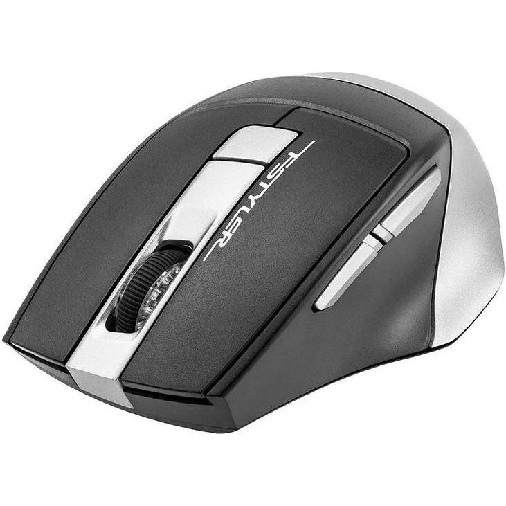 A4Tech FSTYLER FB35 RF 2.4G + BT Smoky Gray wireless mouse (Kabellos), Maus, Grau