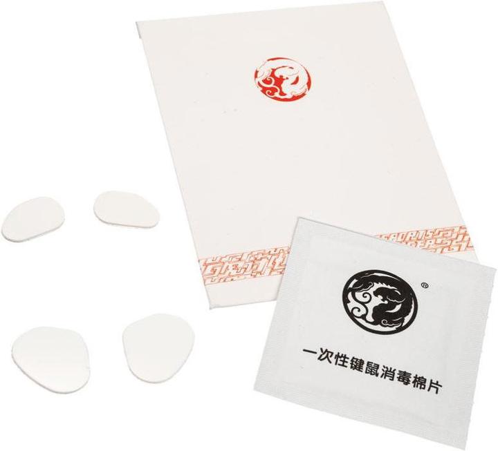 Actual product image Tiger Gaming Arc2 Skates for Endgame Gear XM1 - 1 set, white