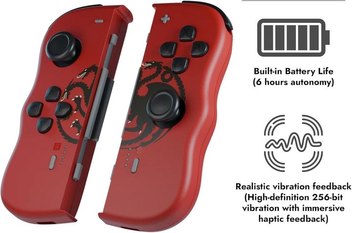 Produktbild Lexip PIXMINDS X GAME OF THRONES Twinpads Cntrlr, X (Switch, Switch OLED)