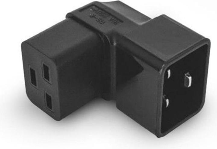 Produktbild Alpha Elettronica Adapterstecker C19 - C20, frontal gewinkelt (C19, C20)