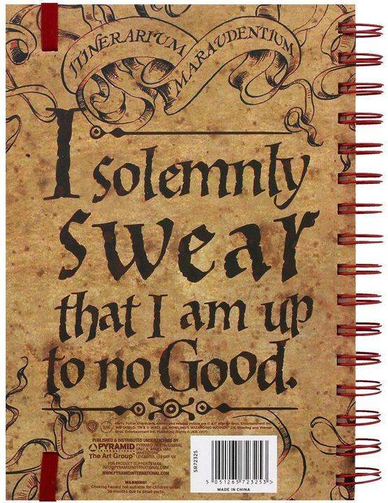 Produktbild Pyramid Harry Potter: Marauders Map A5 (A5, Liniert)