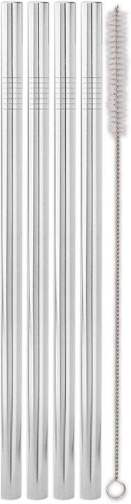 Weis Stainless steel drinking straw for smoothies set 4 (4 x)