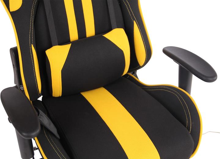 Actual product image CLP Limit XM office chair fabric, black/yellow