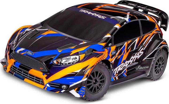 Traxxas Ford Fiesta St Orange 1/10 Rally Vxl Rtr Brushless Ohne Akku Und Ladegerät (RTR Ready-to-Run)