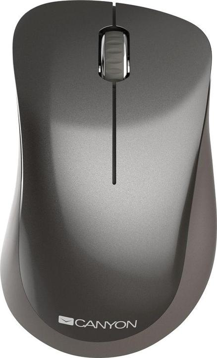 Actual product image Canyon MW-911 Wireless Optical Mouse, 3 Buttons, Pixart 3065 Optical Sensor, Dark Gray (Wireless)