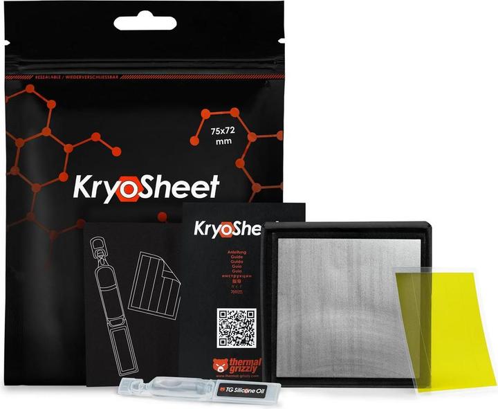 Produktbild Thermal Grizzly Kryosheet -75 x 72 mm (0.20 mm)