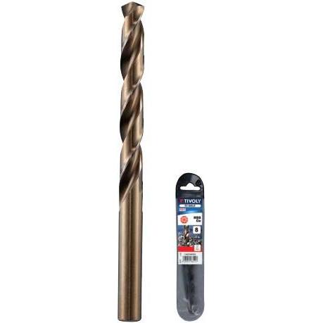 Tivoly, Bohrereinsatz, Drill for metal with cobalt HSSE5 T LINE (Ø) 12 mm 135 angle, blister (12 Millimeter)