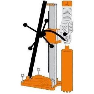 Golz, Punta da trapano, Punta diamantata RM52 1 1/4" UNC Ø127 mm (4 pollici)