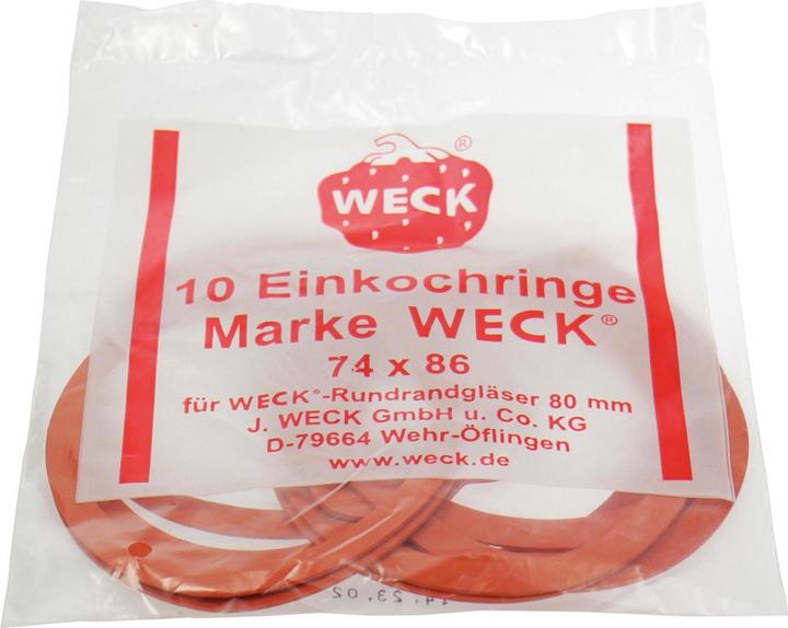 Actual product image Weck Rubber Rings (10 pcs., 0.23 l)