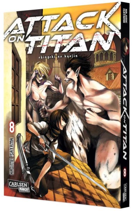 Produktbild Attack on Titan, Band 8 (Deutsch, Hajime Isayama, 2015)