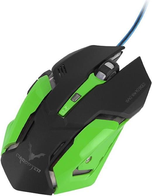 Produktbild Chiropter X2 Combo Pro Optical Gaming Mouse with 6 Buttons 1200-3200 dpi + Large 60x30cm Black Tray