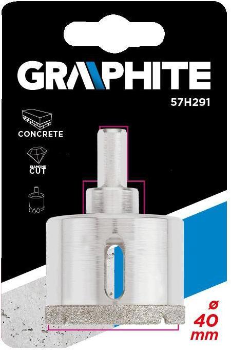 Produktbild Graphite diamond drill bit 40 mm (57H291) (40 Millimeter)