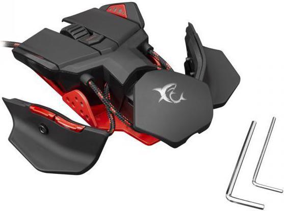 Actual product image Gaming mouse Shark Lancelot RGB, Interchangeable mouse with RGB illumination (Cable)