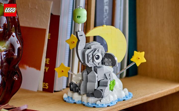 Produktbild LEGO Schwebender Baby-Elefant (40814, LEGO Classic)