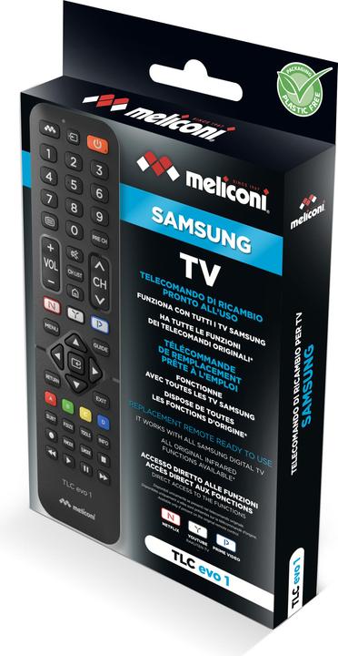 Image du produit Meliconi 808041 TLC EVO 1 Samsung (Télécommande universelle, Infrarouge)