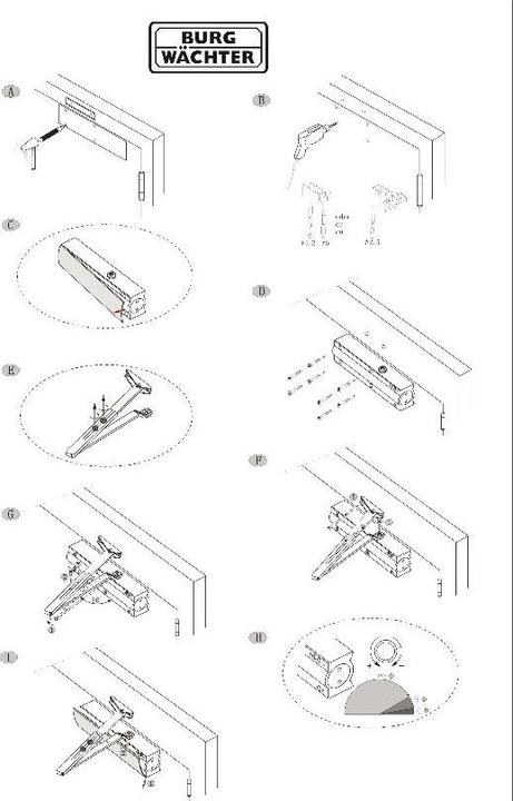 Actual product image Burg Wächter Door closer TS 503 S SB (Indoor)