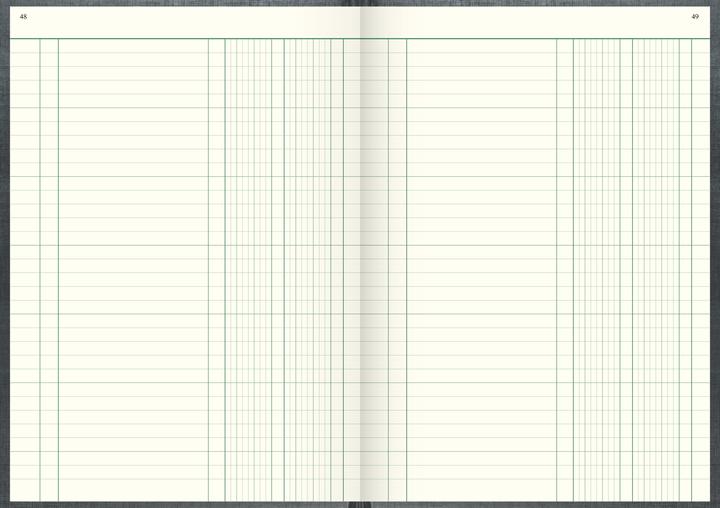 Immagine prodotto König & Ebhardt Stock rimanente: Libro a colonne K™NIG & EBHARDT DIN A4, 2 colonne (96 x)