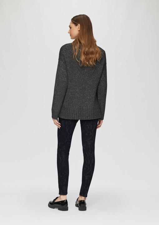 Actual product image S.Oliver Jeans-Hose Jeans Izabell / Skinny Fit / Mid Rise / Skinny Leg / mit All-over-Print (W38/L30)