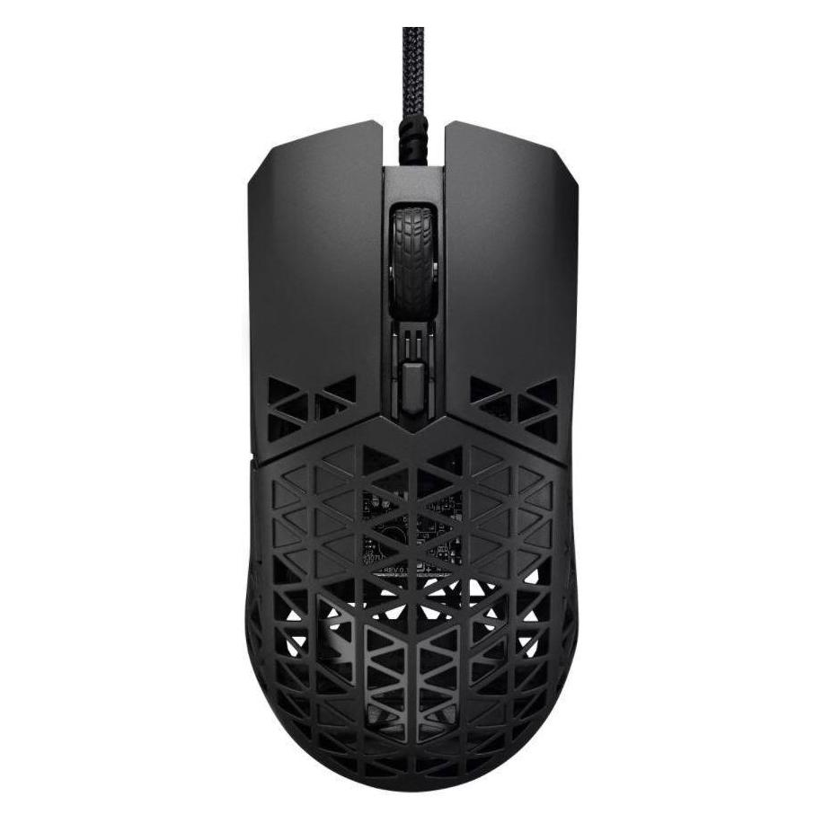 ASUS Optical mouse with USB connector P307 TUF / M4 AIR 90MP02K0-BMUA00 (Kabelgebunden), Maus, Schwa