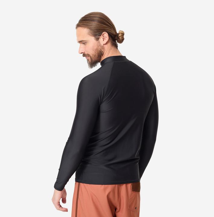 Produktbild Olaian UV-Shirt Herren UV-Schutz 50+ Zipp Eur Top 500 schwarz (S)
