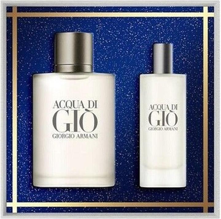 Produktbild Giorgio Armani Acqua Di Gio Pour Homme - EDP 75 ml (plnitelnÃ¡) + EDP 15 ml (Eau de Parfum, 75 ml)