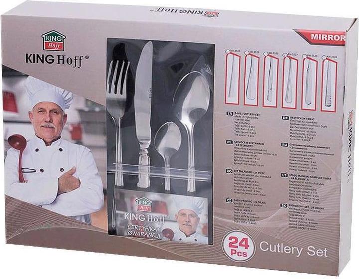 Image du produit Kinghoff TABLE TOOLS 30 ITEMS. GLOSSY KH-1513 (30 pcs, Set de couverts)