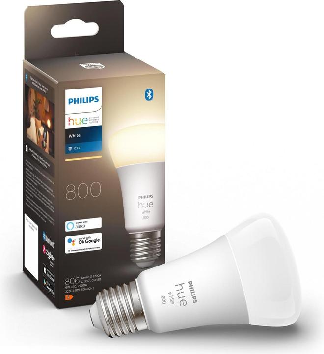 Produktbild Philips Hue White BT Erweiterung (E27, 9.50 W, 806 lm, 1 x, F)