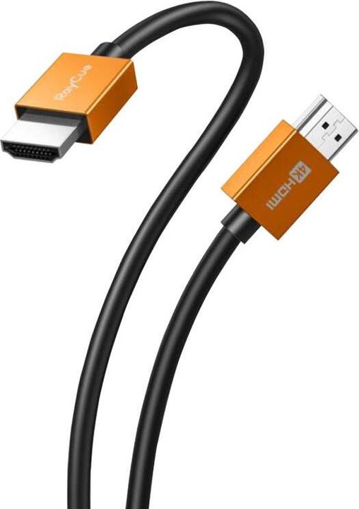 Produktbild RayCue HDMI to HDMI 2.0 4K60Hz PVC cable, 2m (black) (2 m, HDMI)