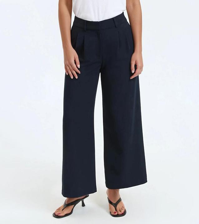Actual product image La Redoute Collections Wide pleat trousers (48)