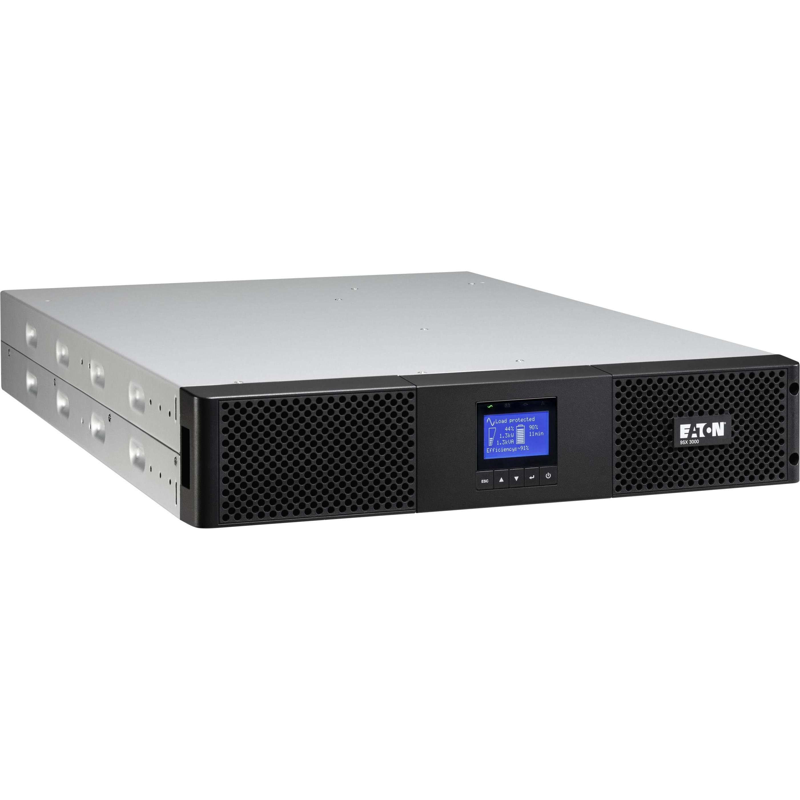 Eaton 9SX 3000i Rack2U (3000 VA, 2700 W, Online-Doppelwandler USV), USV