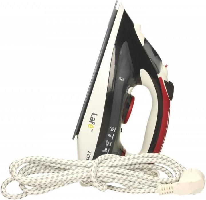 Actual product image Lafe Steam iron LAF02b black and red (2200 W, 80 g/min)