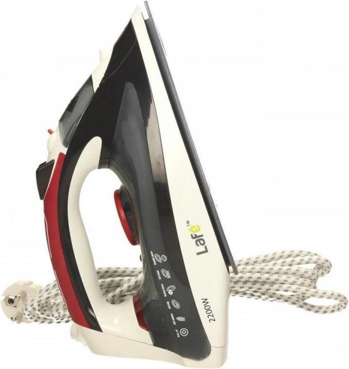 Actual product image Lafe Steam iron LAF02b black and red (2200 W, 80 g/min)