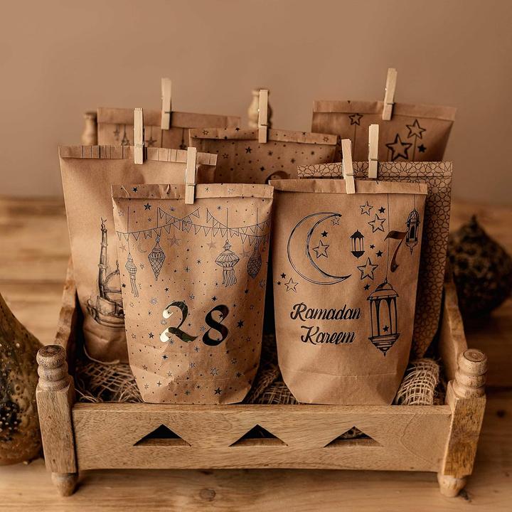 Immagine prodotto Papierdrachen DIY Ramadan Kalender mit 30 Geschenktüten (30x)