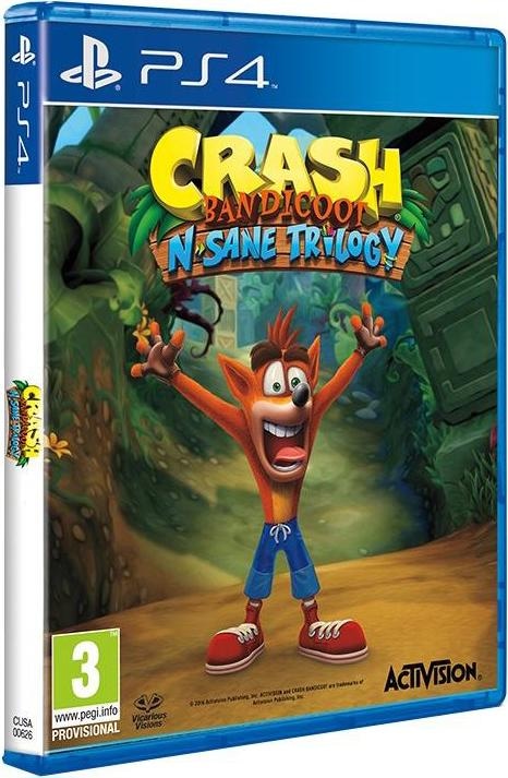 Actual product image Activision Sony Crash Bandicoot N. Sane Trilogy, PS4 PlayStation 4 (PS4)
