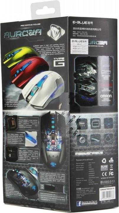 Produktbild Blue Auroza G Mouse (EMS607GRAA-IU) (Kabelgebunden)